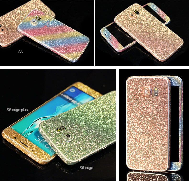 Colorful-Scrub-Flashing-Diamond-Body-Phone-Skin-Sticker-Protection-For-Samsung-Galaxy-S6-Edge-Plus-1097565-8